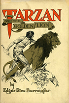 Edgar Rice Burroughs, Tarzan and the Golden Lion book cover